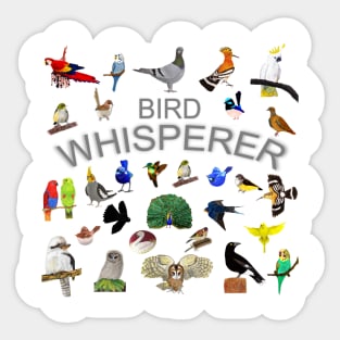 Bird Loving Bird Whisperer Sticker